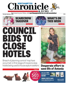 Cover of The Northampton Chronicle and Echo