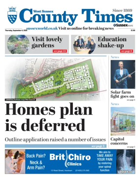 Cover of West Sussex County Times