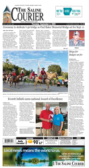 Cover of The Saline Courier