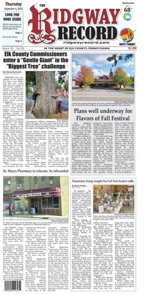 Cover of Ridgway Record