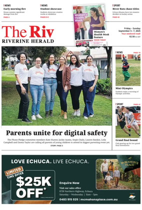 Cover of The Riverine Herald