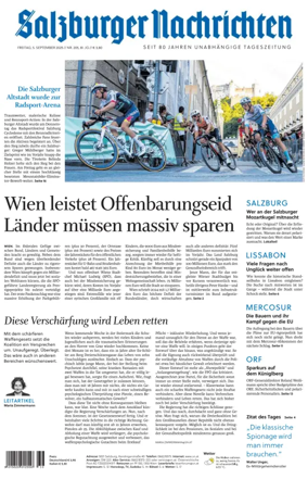 Cover of Salzburger Nachrichten