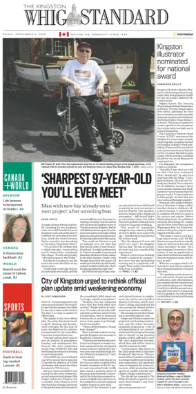 Cover of Kingston Whig-Standard