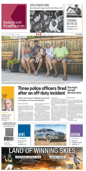 Cover of Saskatoon StarPhoenix