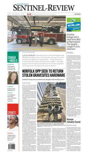 Cover of Sentinel-Review (Woodstock)