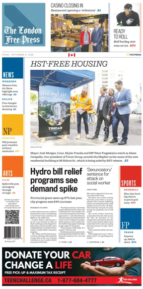 Cover of The London Free Press