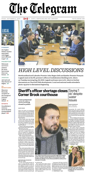 Cover of The Telegram (St. Johnâ€™s)