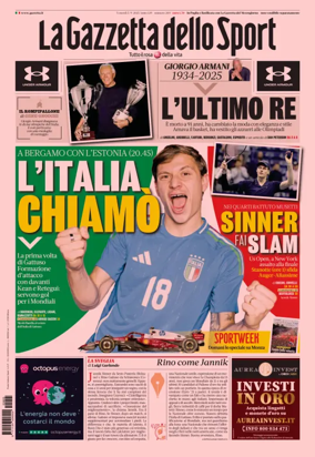 Cover of La Gazzetta dello Sport - Puglia