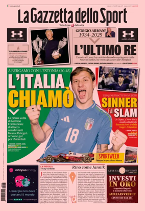 Cover of La Gazzetta dello Sport - Verona