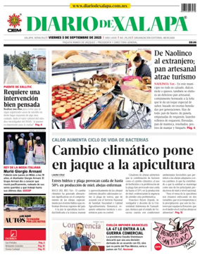 Cover of Diario de Xalapa