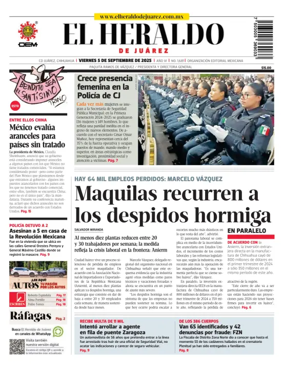 Cover of El Heraldo de Juarez