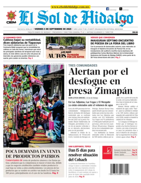 Cover of El Sol de Hidalgo