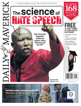 Cover of Daily Maverick
