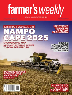 Cover of Farmers Weekly (South Africa)