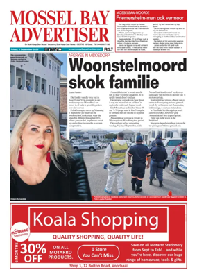 Cover of Mossel Bay Advertiser