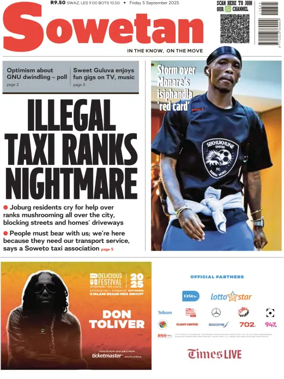 Cover of Sowetan