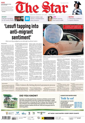 Cover of The Star Early Edition