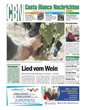 Cover of Costa Blanca Nachrichten