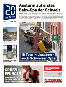 Cover of 20 Minuten - Zurich