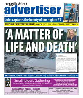 Cover of Argyllshire Advertiser
