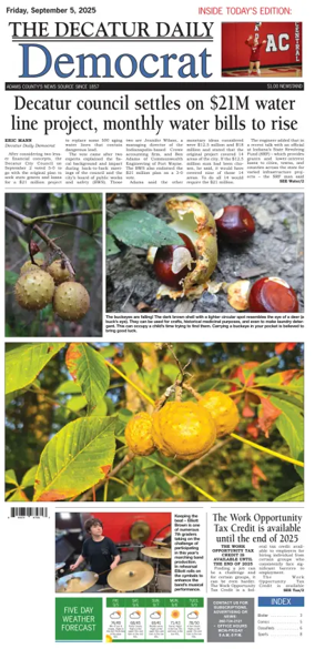 Cover of The Decatur Daily Democrat