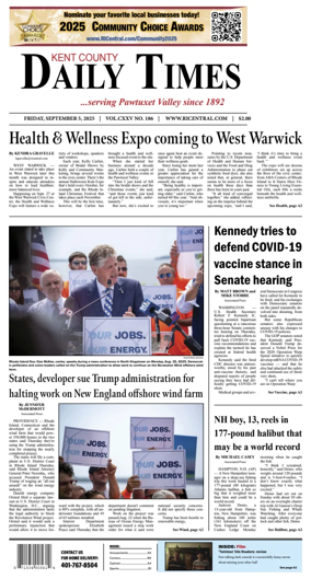 Cover of Kent County Daily Times