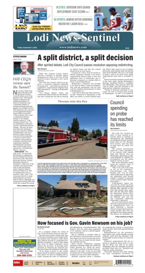 Cover of Lodi News-Sentinel