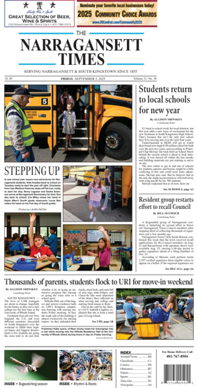 Cover of Narragansett Times