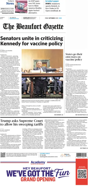 Cover of The Beaufort Gazette