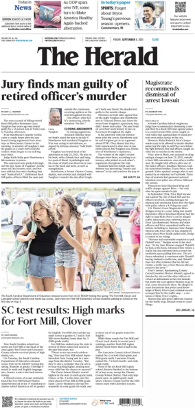 Cover of The Herald (Rock Hill)