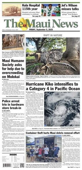 Cover of The Maui News