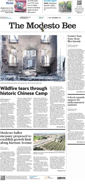 Cover of The Modesto Bee