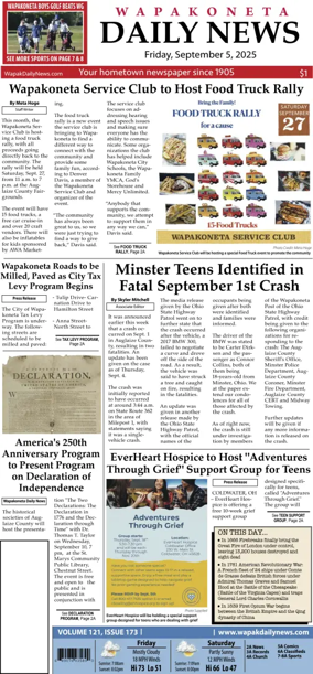 Cover of Wapakoneta Daily News