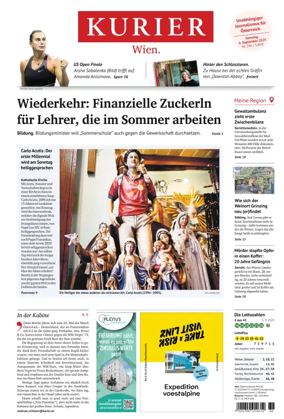 Cover of Kurier (Samstag)