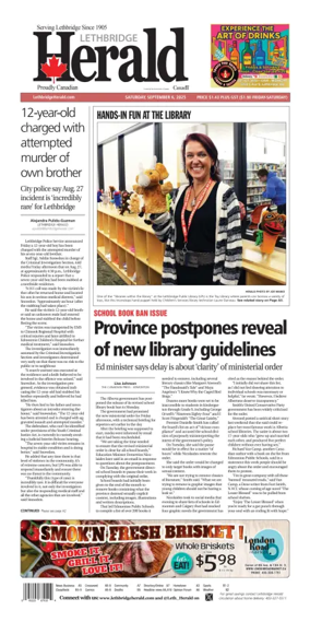 Cover of Lethbridge Herald
