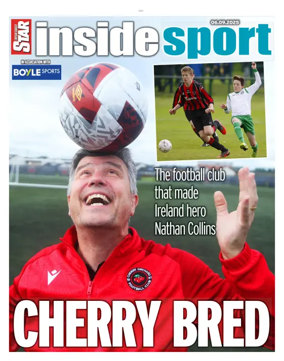 Cover of Irish Daily Star - Inside Sport