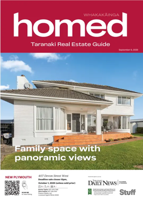 Cover of Homed Taranaki Daily News
