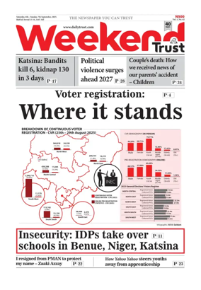 Cover of Weekly Trust