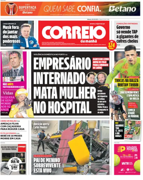 Cover of Correio da Manhã Weekend