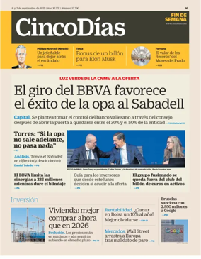 Cover of Cinco Días