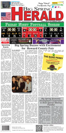 Cover of Big Spring Herald Weekend