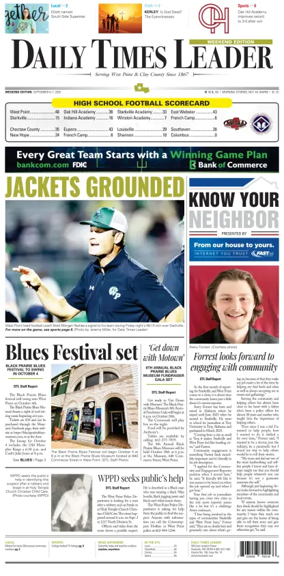 Cover of Daily Times Leader