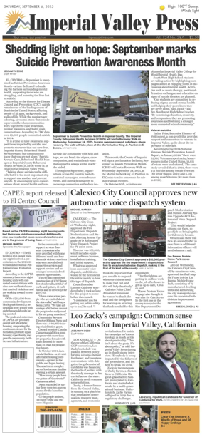 Cover of Imperial Valley Press