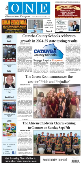 Cover of Observer News Enterprise