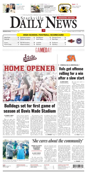 Cover of Starkville Daily News