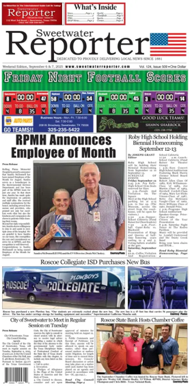 Cover of Sweetwater Reporter