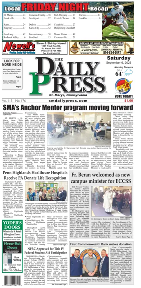 Cover of The Daily Press