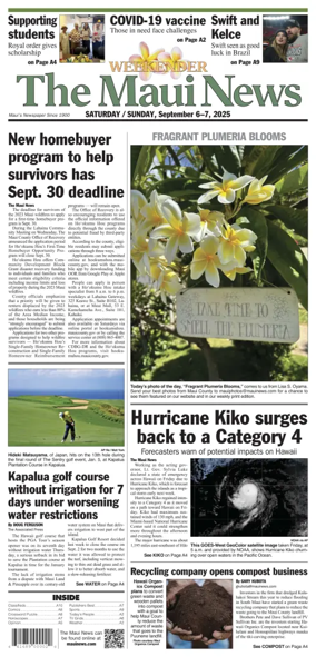 Cover of The Maui News - Weekender