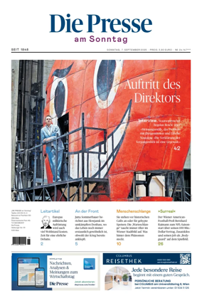 Cover of Die Presse am Sonntag