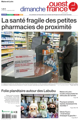 Cover of Dimanche Ouest France (Maine-et-Loire)